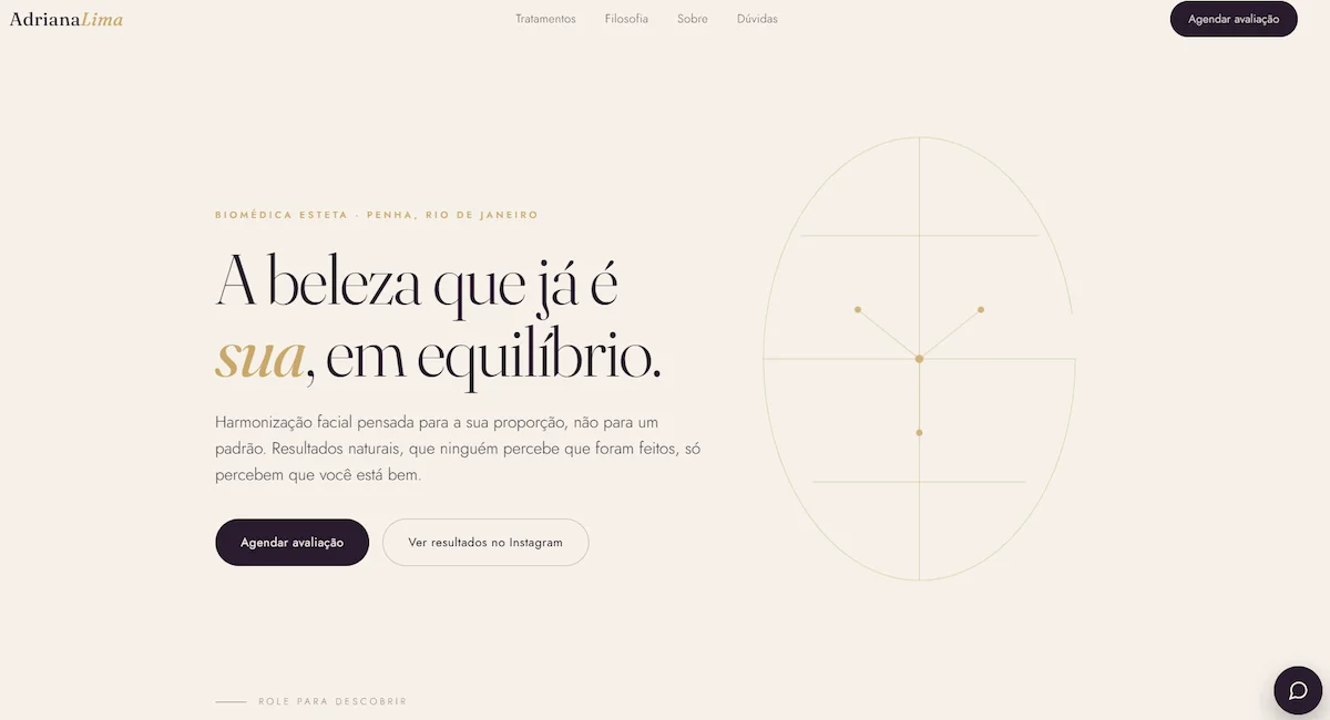 Home do site Adriana Lima
